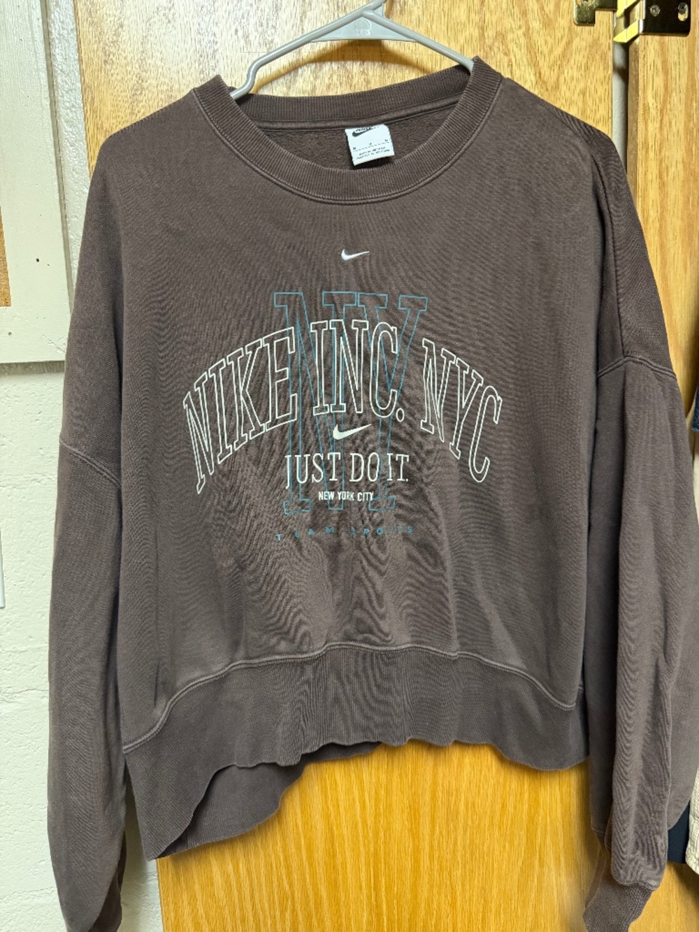 Nike NYC Brown Crewneck Sweater